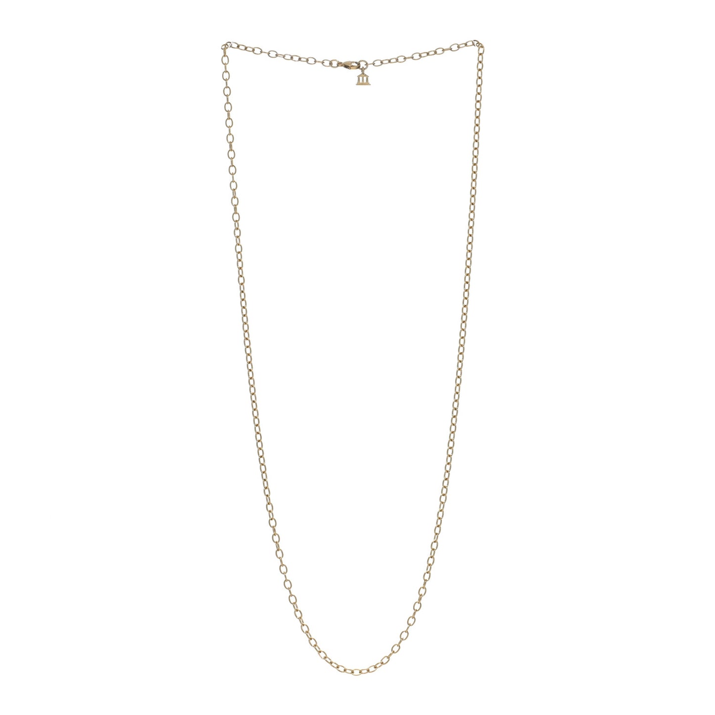 18K Yellow Gold Extra Small Chain Necklace 24"