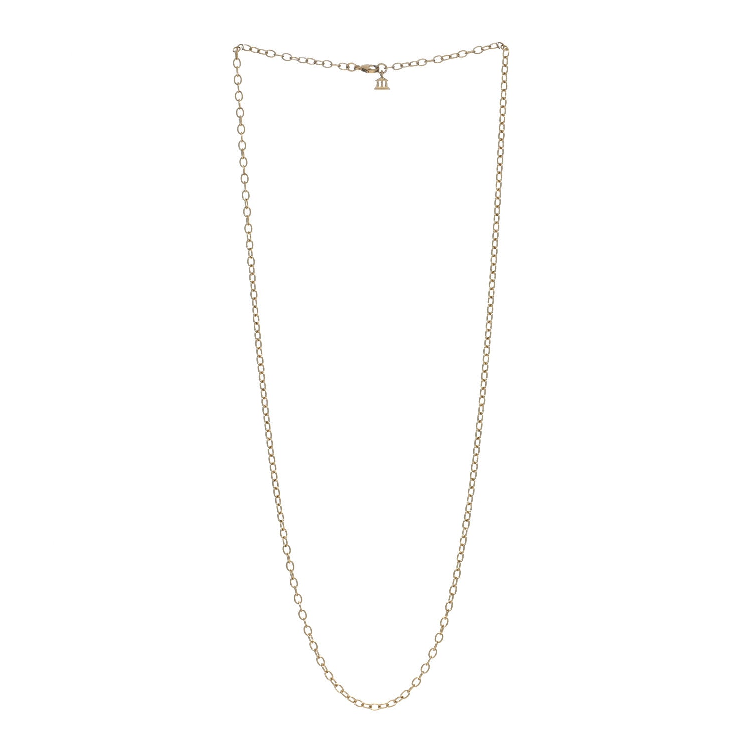 Temple St. Clair 18K Yellow Gold Extra Small Chain Necklace 24" 2 of 4