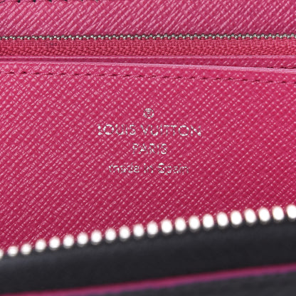 Louis Vuitton Epi Zippy Wallet Black Hot Pink 6 of 9