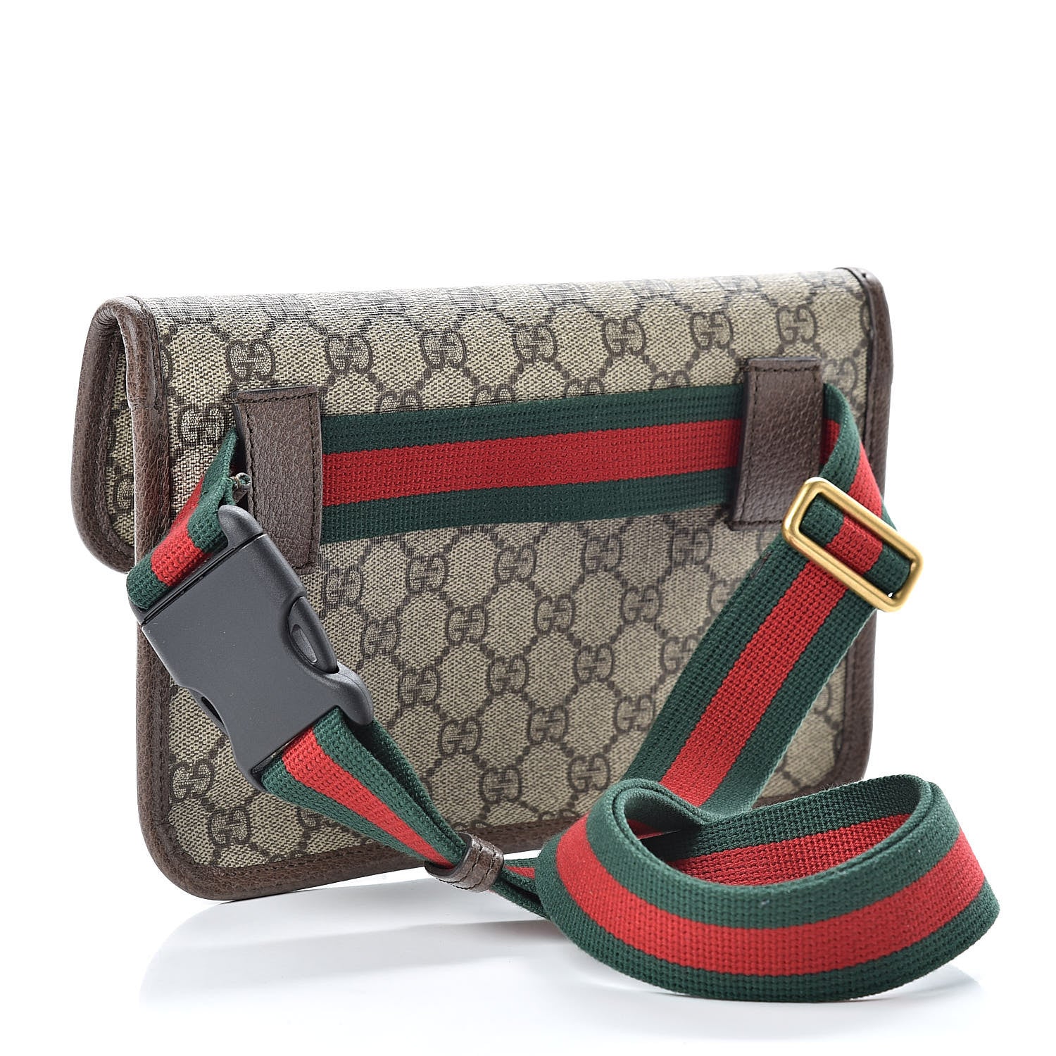 Gucci GG Supreme Monogram Neo Vintage Web Belt Bag Brown 3 of 11