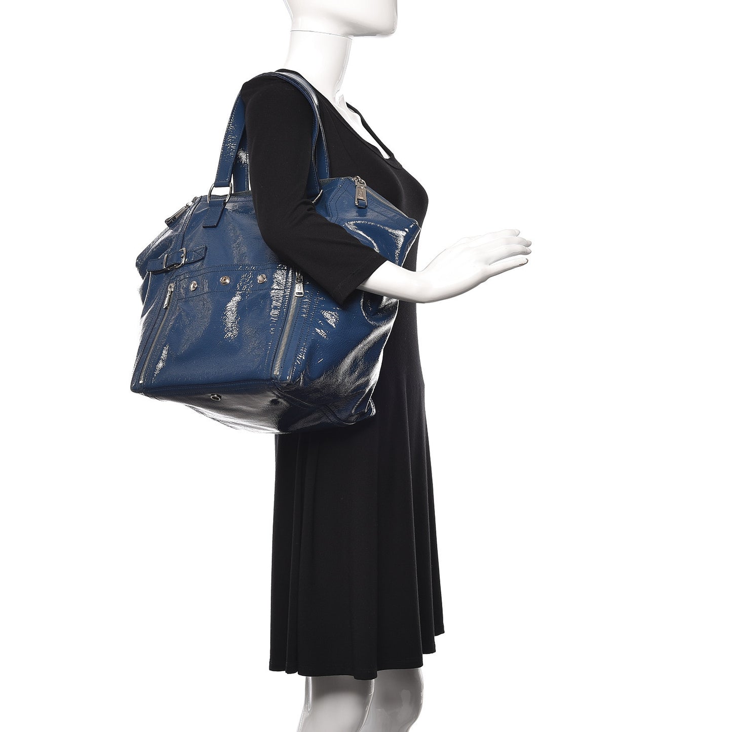 Patent Medium Downtown Blue
