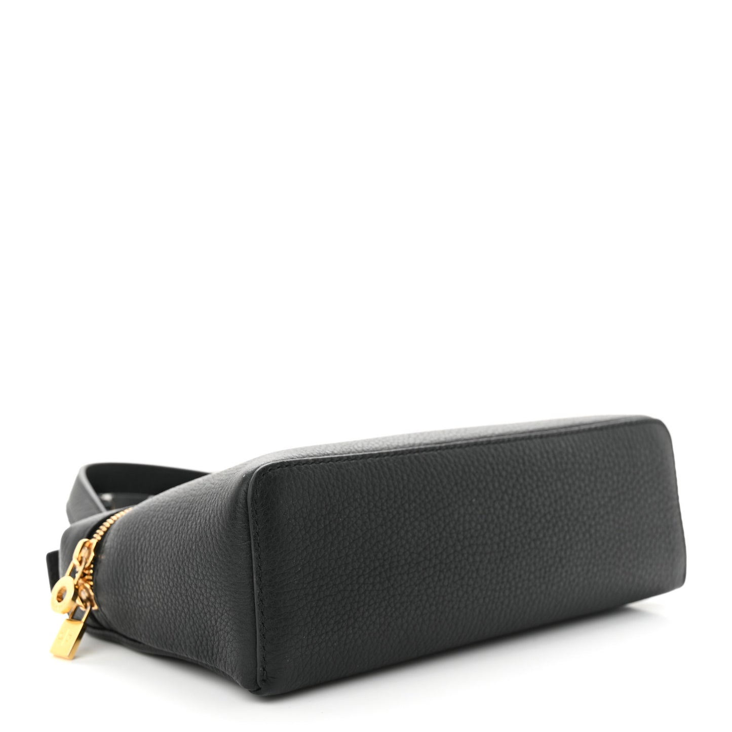 Grained Calfskin L19 Extra Pocket Pouch Black