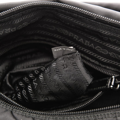 Prada Nylon Vela Messenger Bag Black 7 of 8