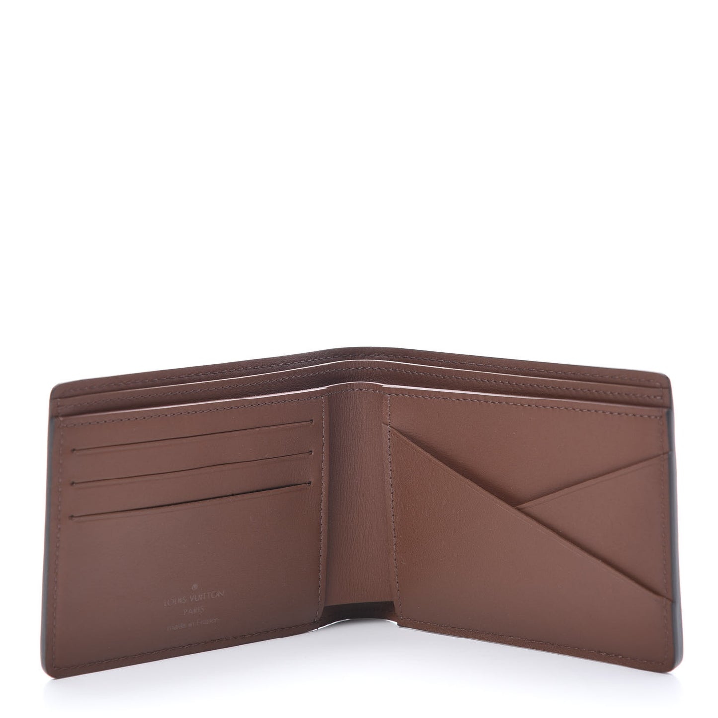 Ombre Leather Multiple Wallet Acajou