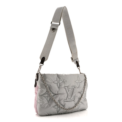 Louis Vuitton Econyl Monogram Pillow Maxi Multi Pochette Accessories Silver Pale Pink 3 of 11
