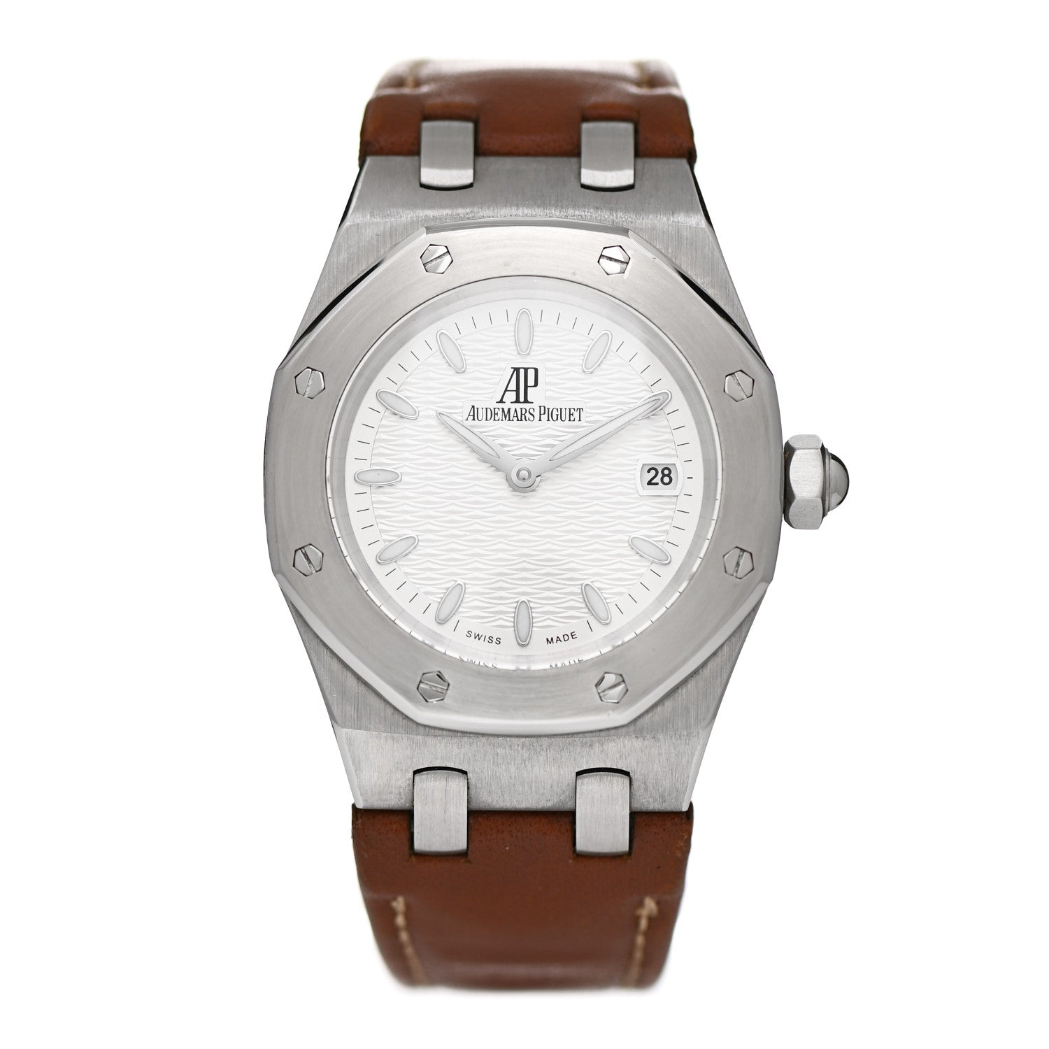 Audemars Piguet Stainless Steel Calfskin 33mm Royal Oak Lady Quartz Watch 67600ST.OO.D080VS.01 1 of 4