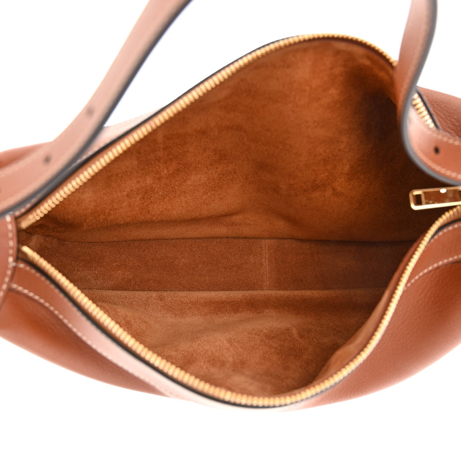 Celine Supple Calfskin Medium Romy Shoulder Bag Tan 5 of 9