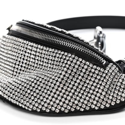 Alexander Wang Rhinestone Mesh Mini Attica Belt Bag Black 8 of 8