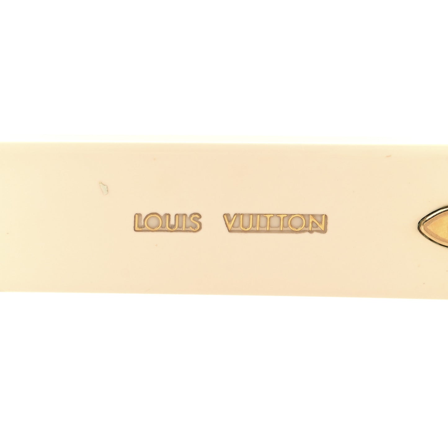 Acetate LV Moon Square Sunglasses Z1652W White