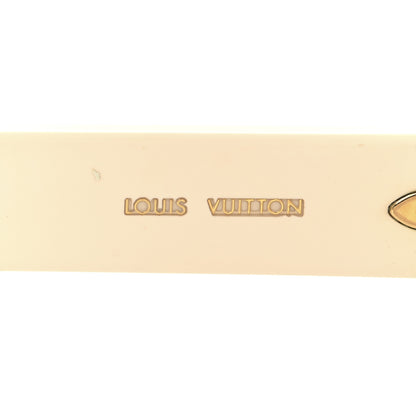 Louis Vuitton Acetate LV Moon Square Sunglasses Z1652W White 5 of 8
