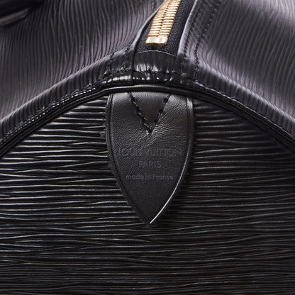 Louis Vuitton Epi Keepall 55 Black 8 of 11