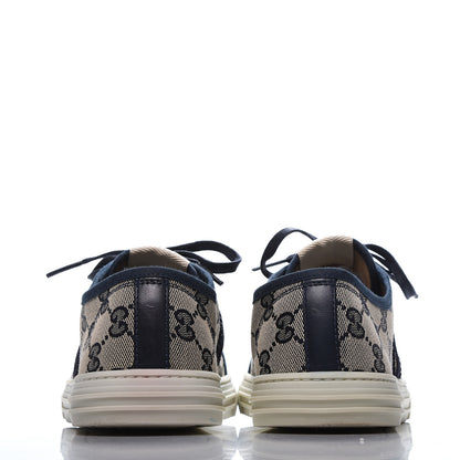 Gucci Monogram Web Sneakers 39.5 Navy Blue 7 of 10