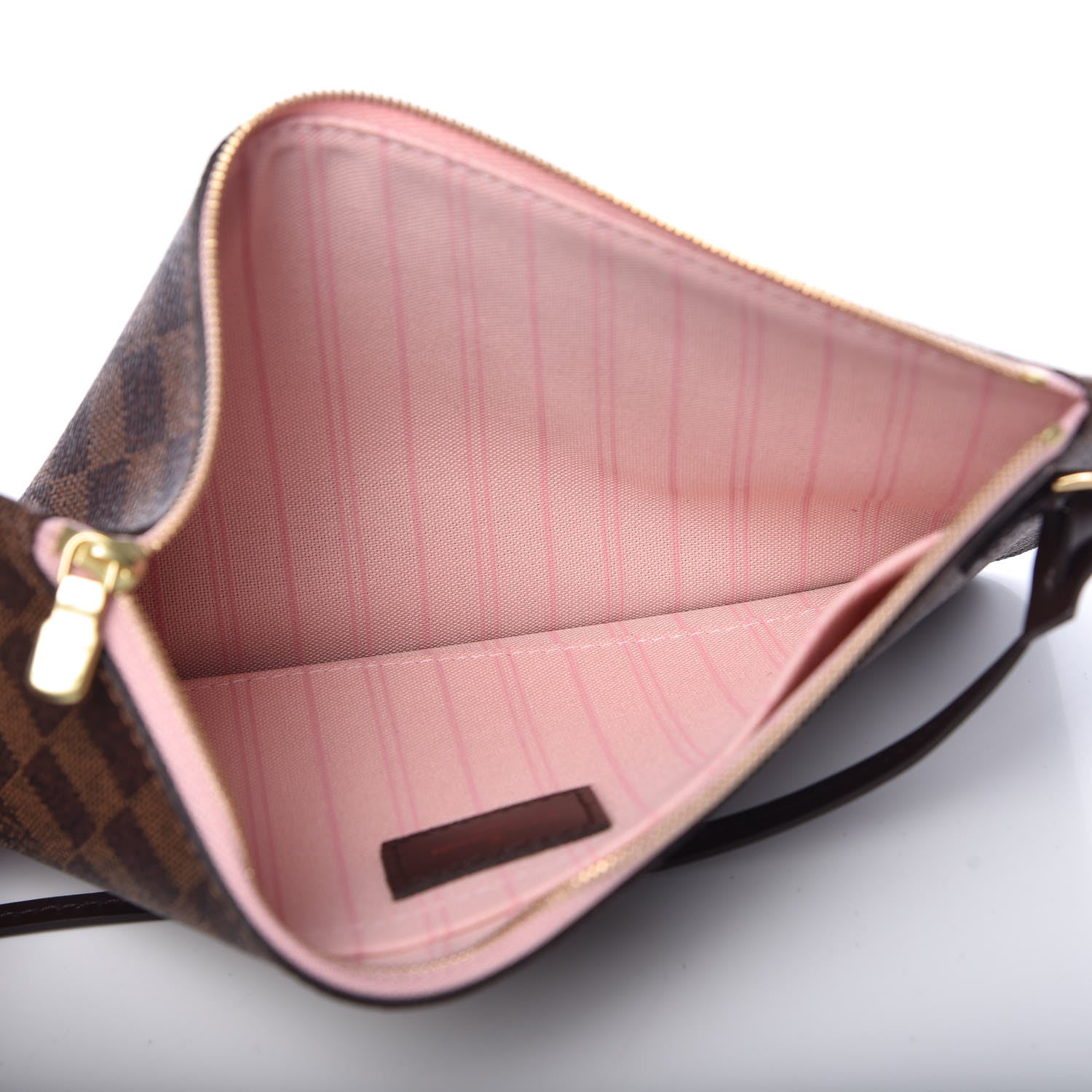 Louis Vuitton Damier Ebene Neo Neverfull MM Rose Ballerine 14 of 15