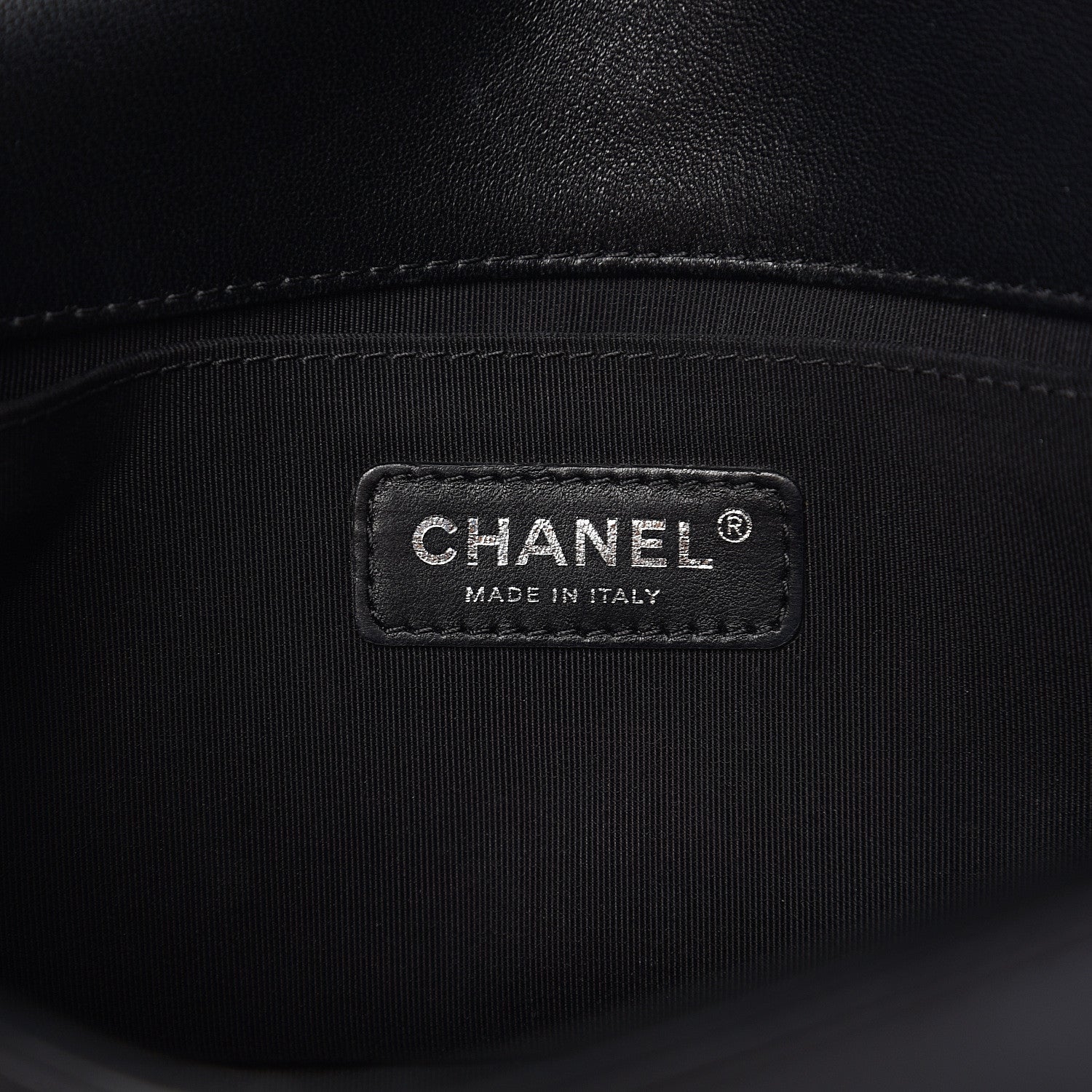 Chanel Lambskin Quilted Medium Boy Flap Black 5 of 11