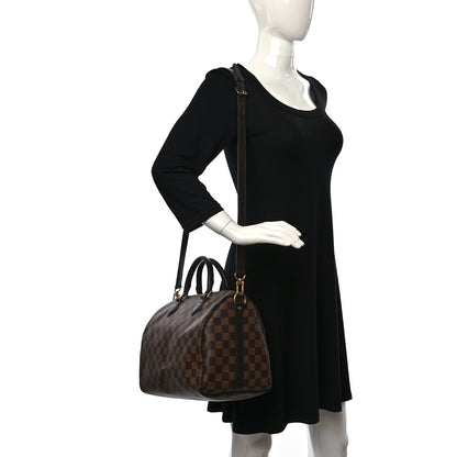 Louis Vuitton Damier Ebene Speedy Bandouliere 30 2 of 8