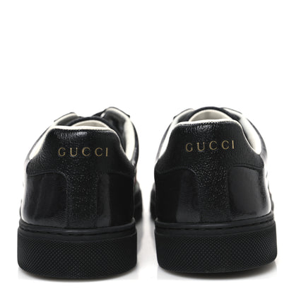 Gucci Crystal GG Monogram Web New Ace Sneakers 37.5 Black 6 of 11