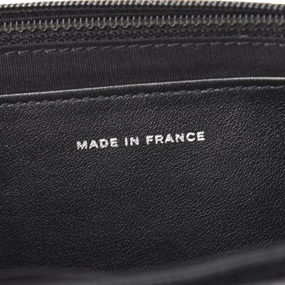 Chanel Caviar Half Moon Wallet On Chain WOC Black 6 of 9