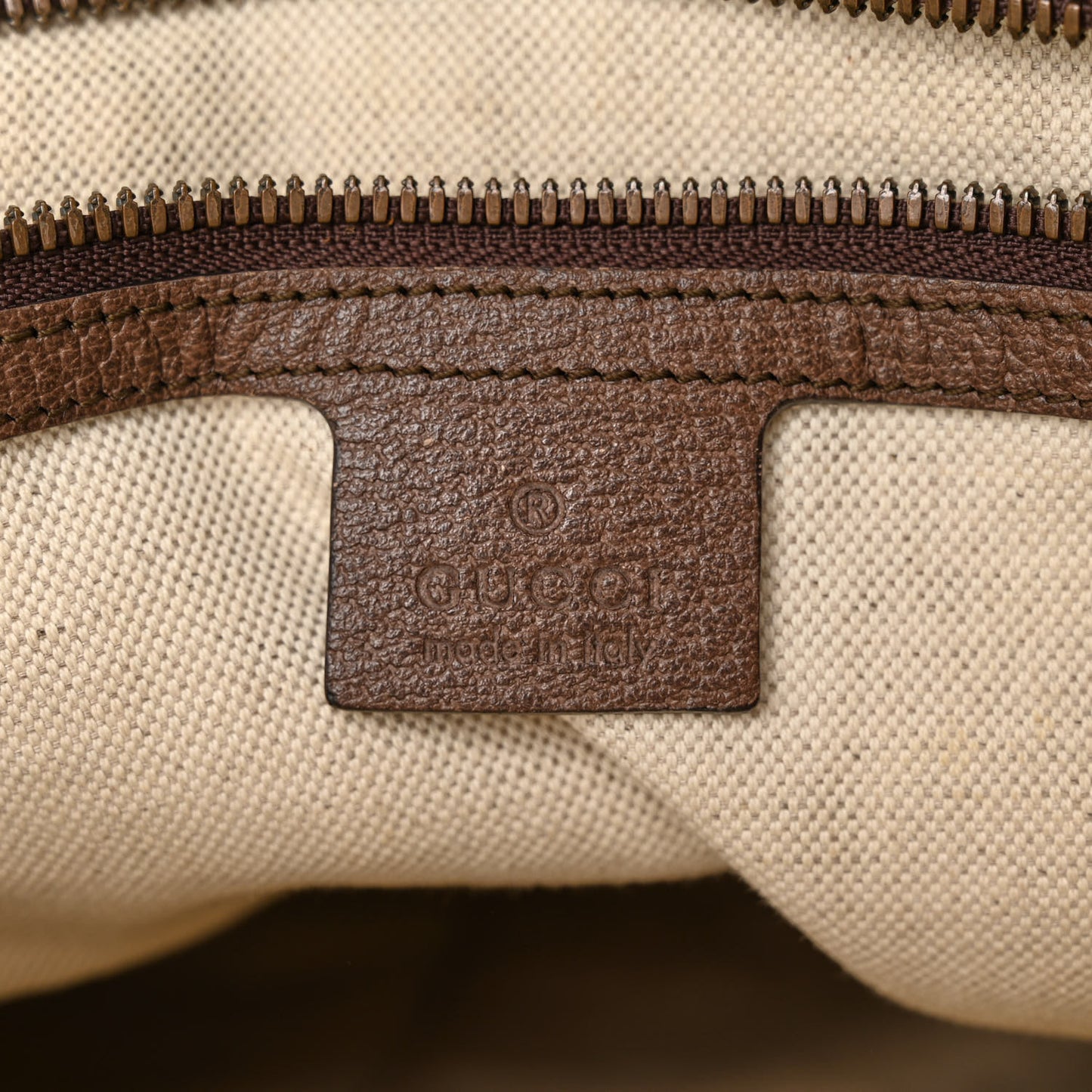 Soft GG Supreme Monogram Web Large Duffle Bag Beige New Acero Crop