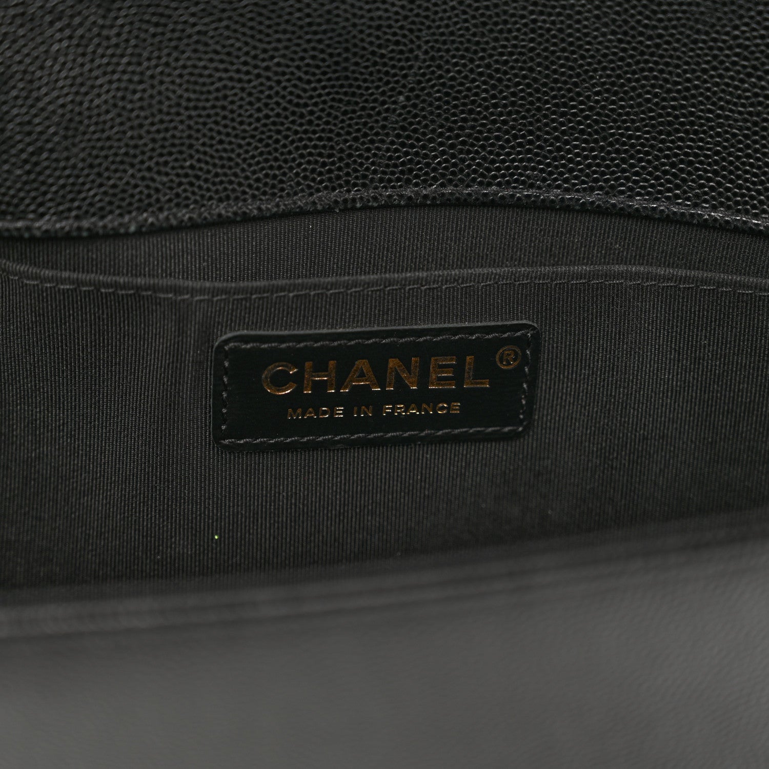 Chanel Caviar Quilted Medium Boy Flap Black 10 of 14