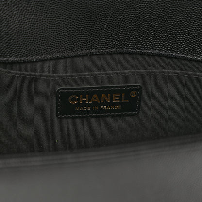 Chanel Caviar Quilted Medium Boy Flap Black 10 of 14