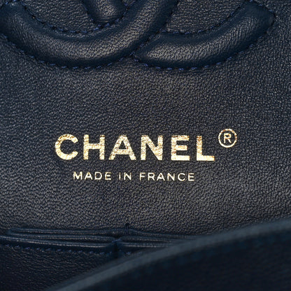 Chanel Caviar Quilted Small Double Flap Navy 6 of 9