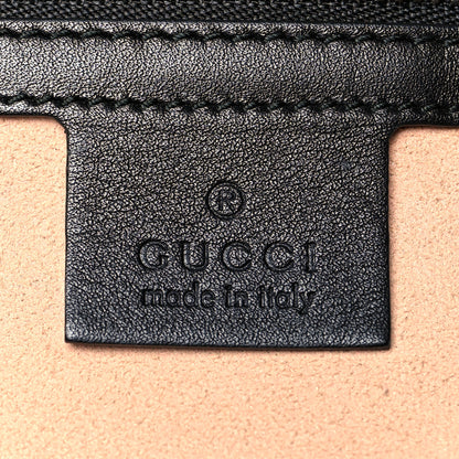 Gucci Calfskin Dog Embroidered Extra Large Dionysus Hobo Black 6 of 14