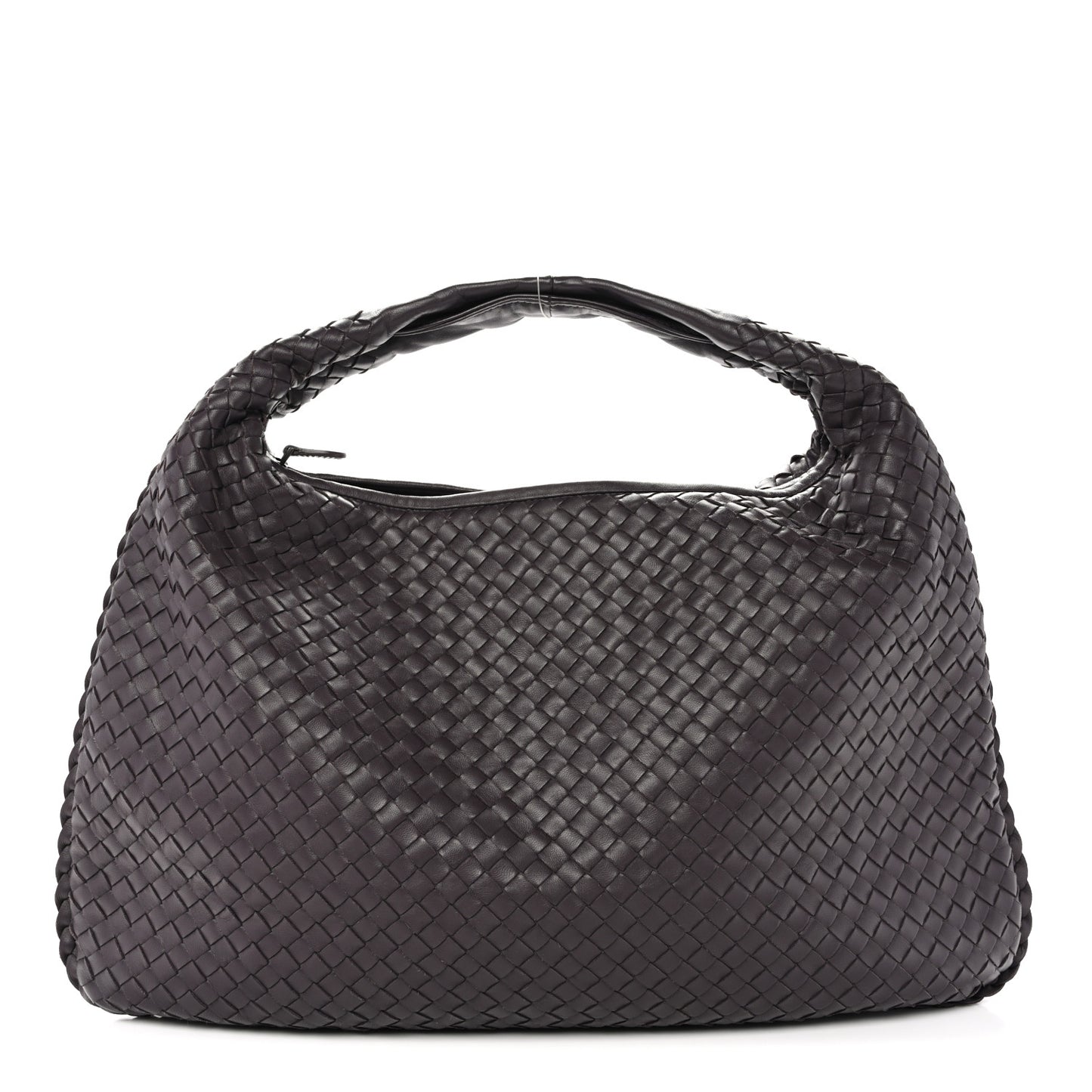 Nappa Intrecciato Large Veneta Hobo Ebano