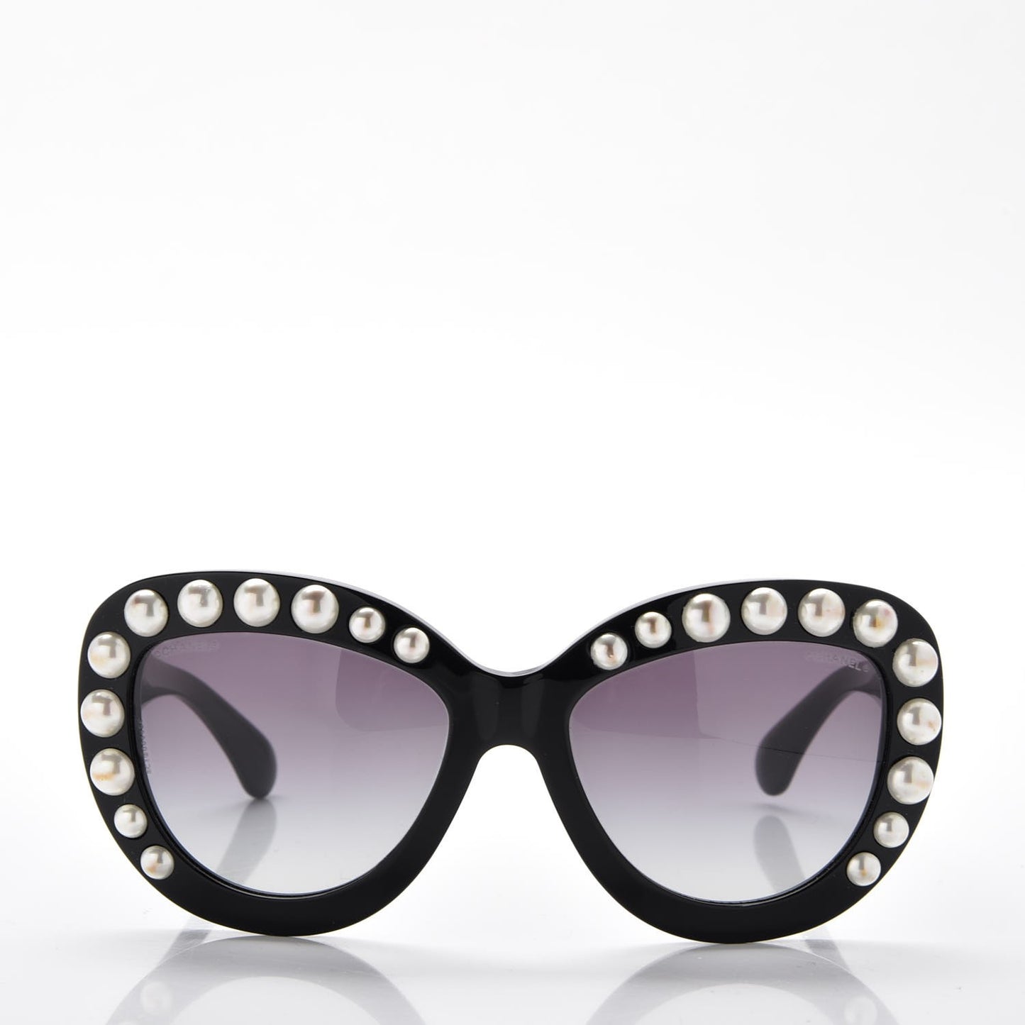 Pearl Cat Eye Sunglasses 71096 Black