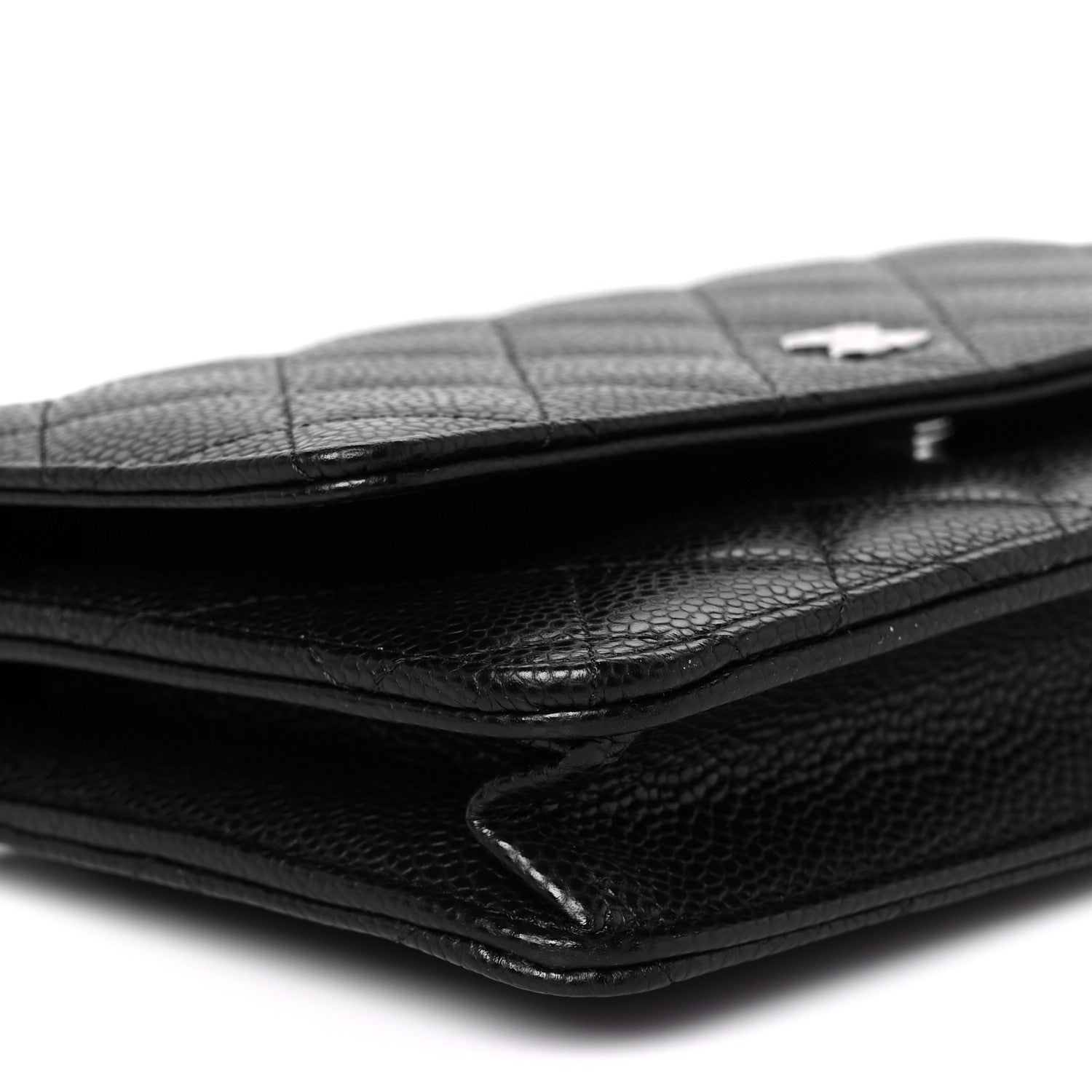 Chanel Caviar Quilted Wallet on Chain WOC Black 9 of 11