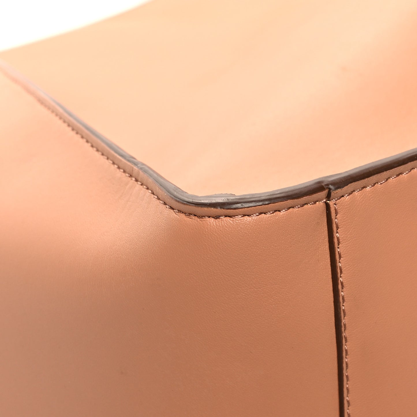 Eco Alter Nappa East West Perforated Tote Camel
