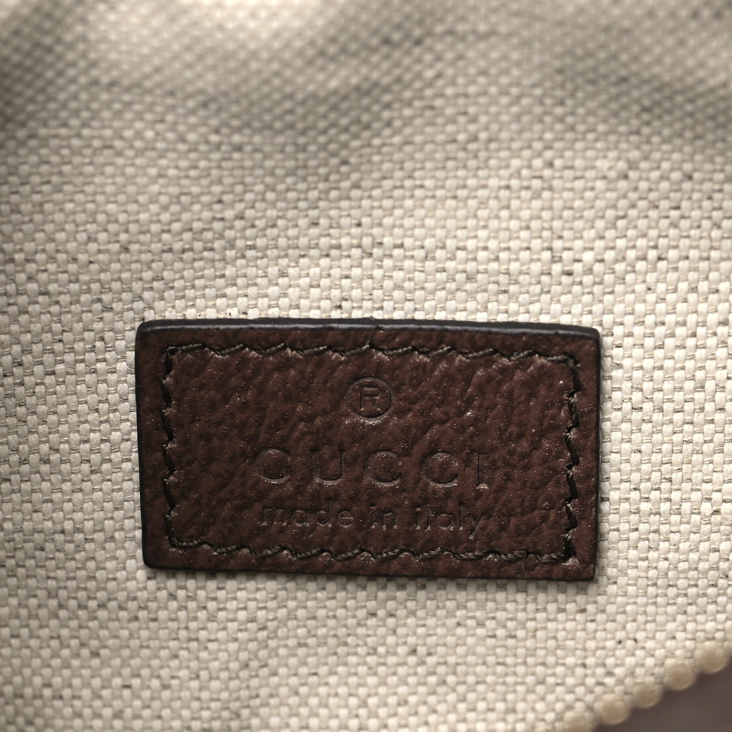 Monogram Jumbo GG Textured Dollar Calfskin Web Mini Crossbody Bag Camel Ebony New Acero