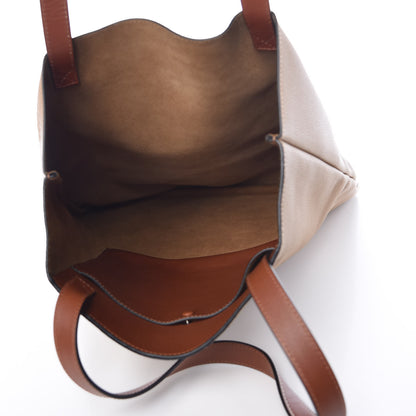 Loewe Calfskin Vertical Desert Lion Printed Tote Tan 5 of 7