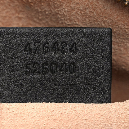 Gucci Calfskin Matelasse GG Marmont Belt Bag 75 30 Black 7 of 9