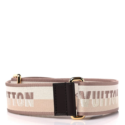 Louis Vuitton Jacquard Speedy Bandouliere 20 Shoulder Strap Beige Brown 2 of 3