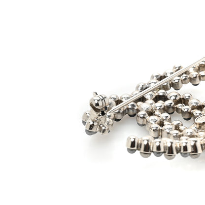 Chanel Ruthenium Pearl CC Brooch Dark Grey 3 of 4