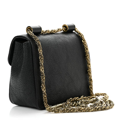 Chloe Goatskin Small Elsie Shoulder Bag Black 3 of 11