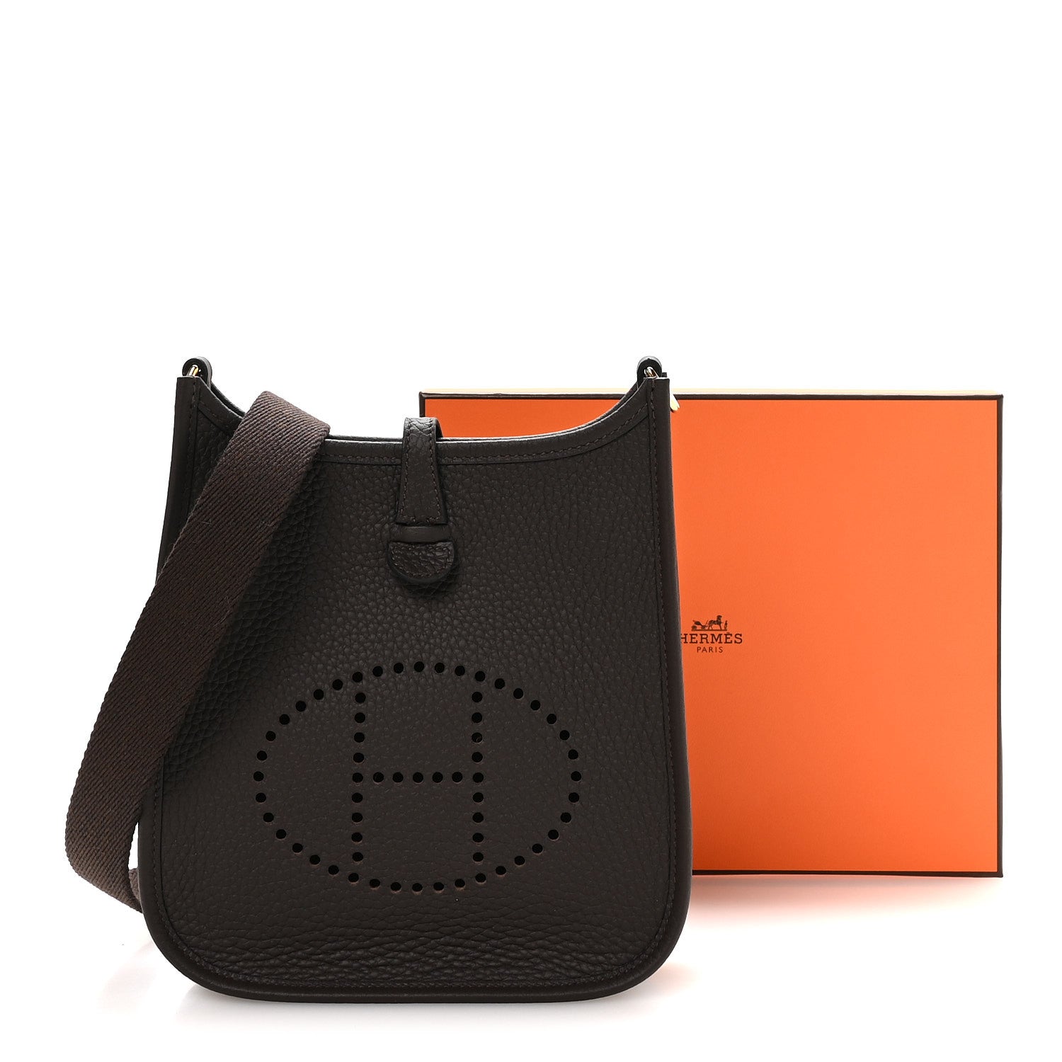 Hermes Taurillon Clemence Evelyne TPM Ebene 10 of 10