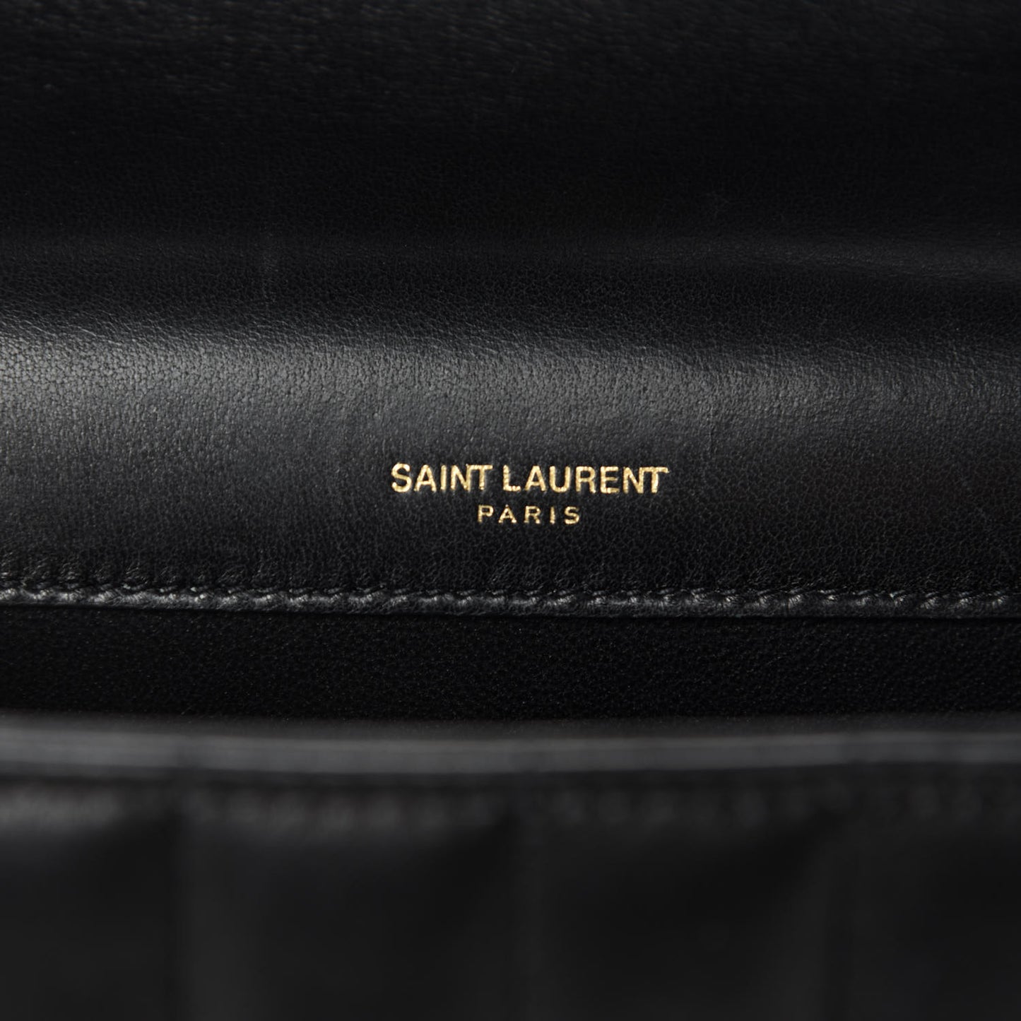 Lambskin Matelasse Monogram Large Vicky Chain Bag Black