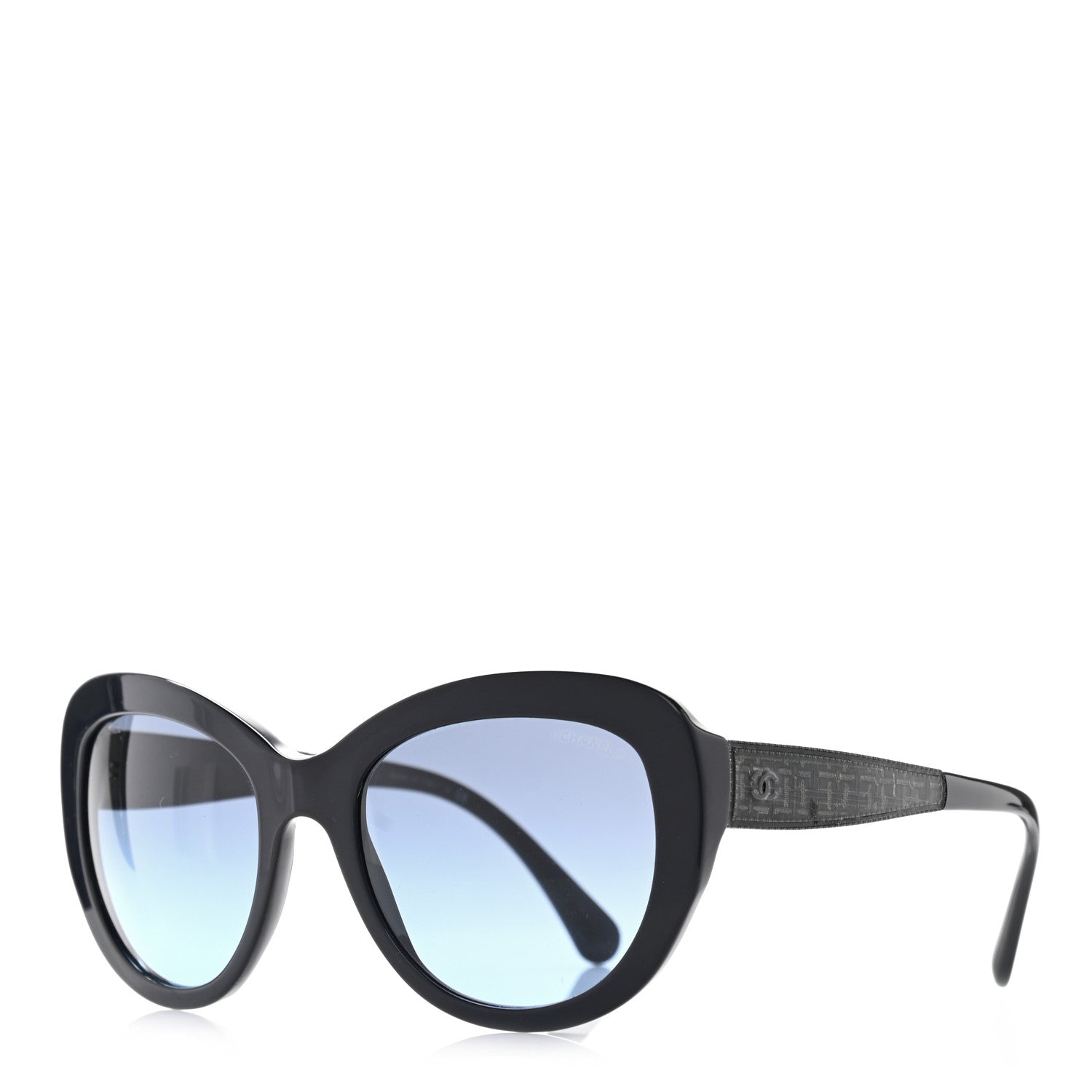 Chanel Butterfly Signature Sunglasses 5346 Black 1 of 9