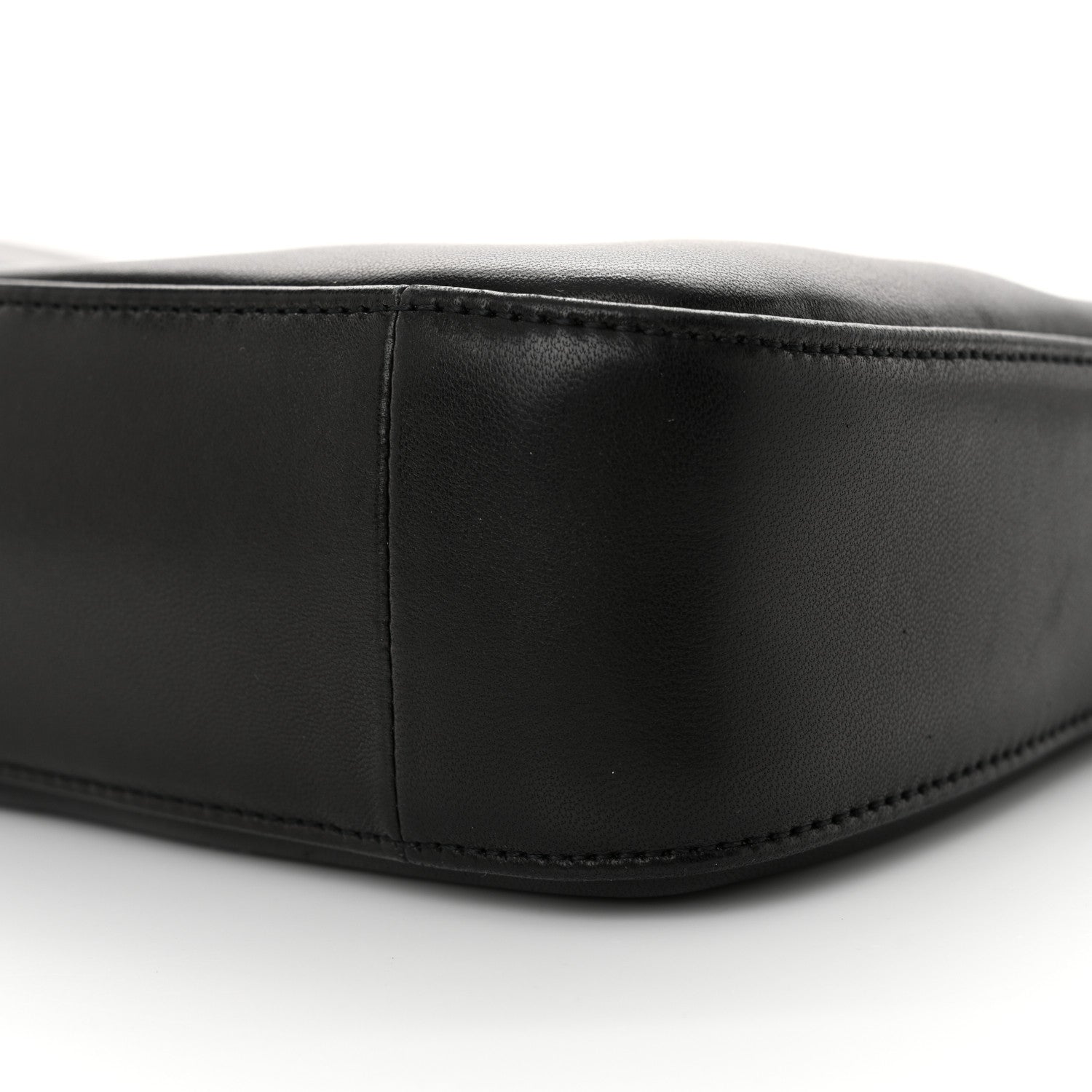 Saint Laurent Plunged Lambskin Calypso Mini Hobo Black 10 of 11