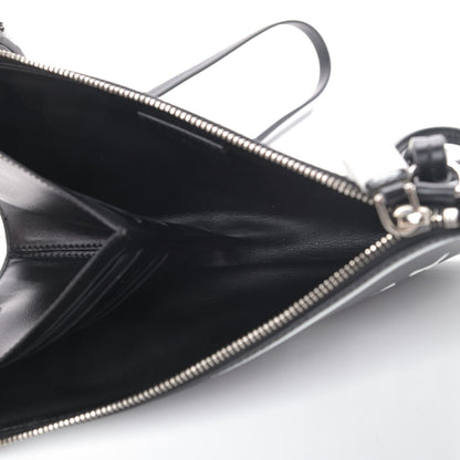 Givenchy Smooth Calfskin Graffiti Paint Logo Pouch Black 4 of 4