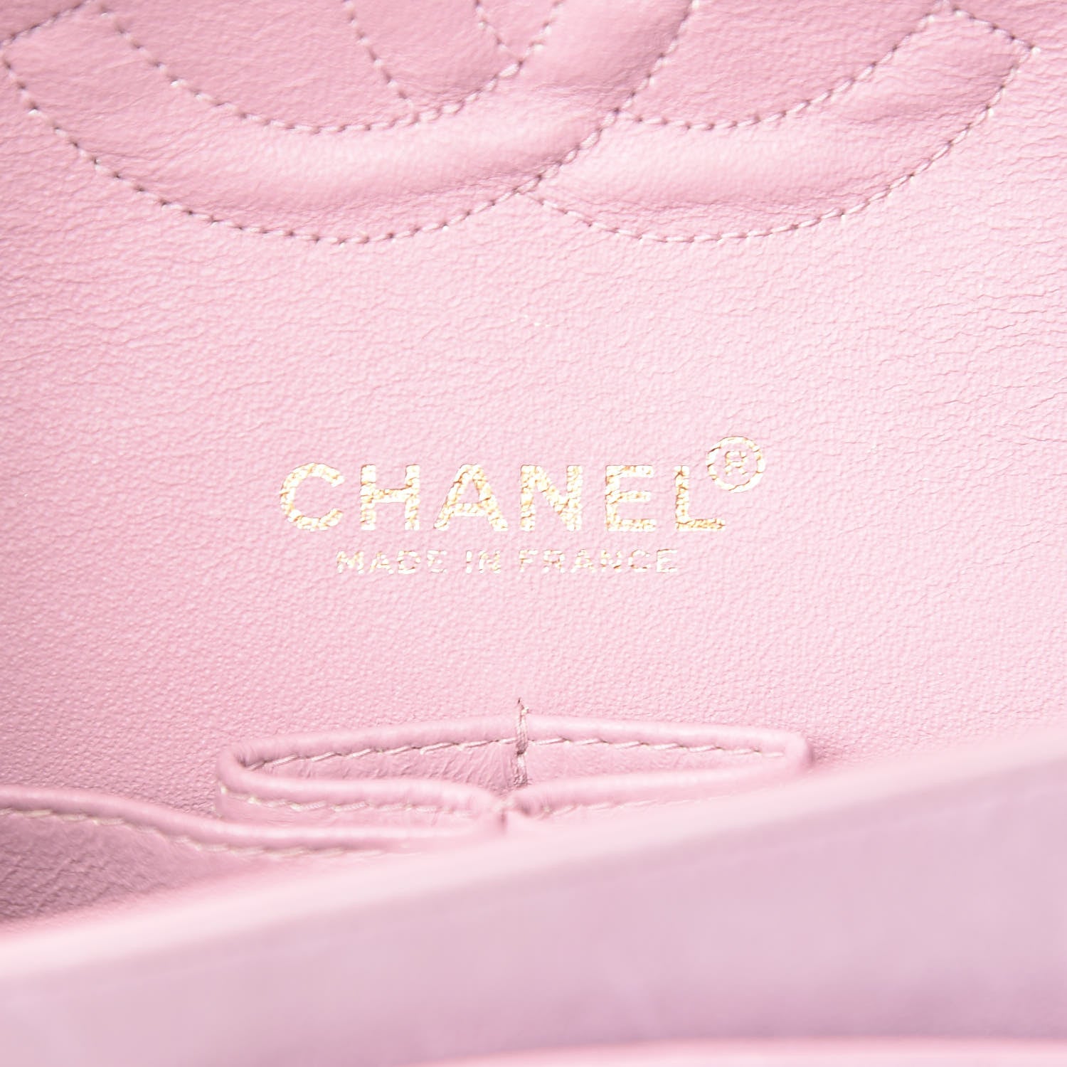 Chanel Lambskin Quilted Medium Double Flap Light Pink 6 of 13