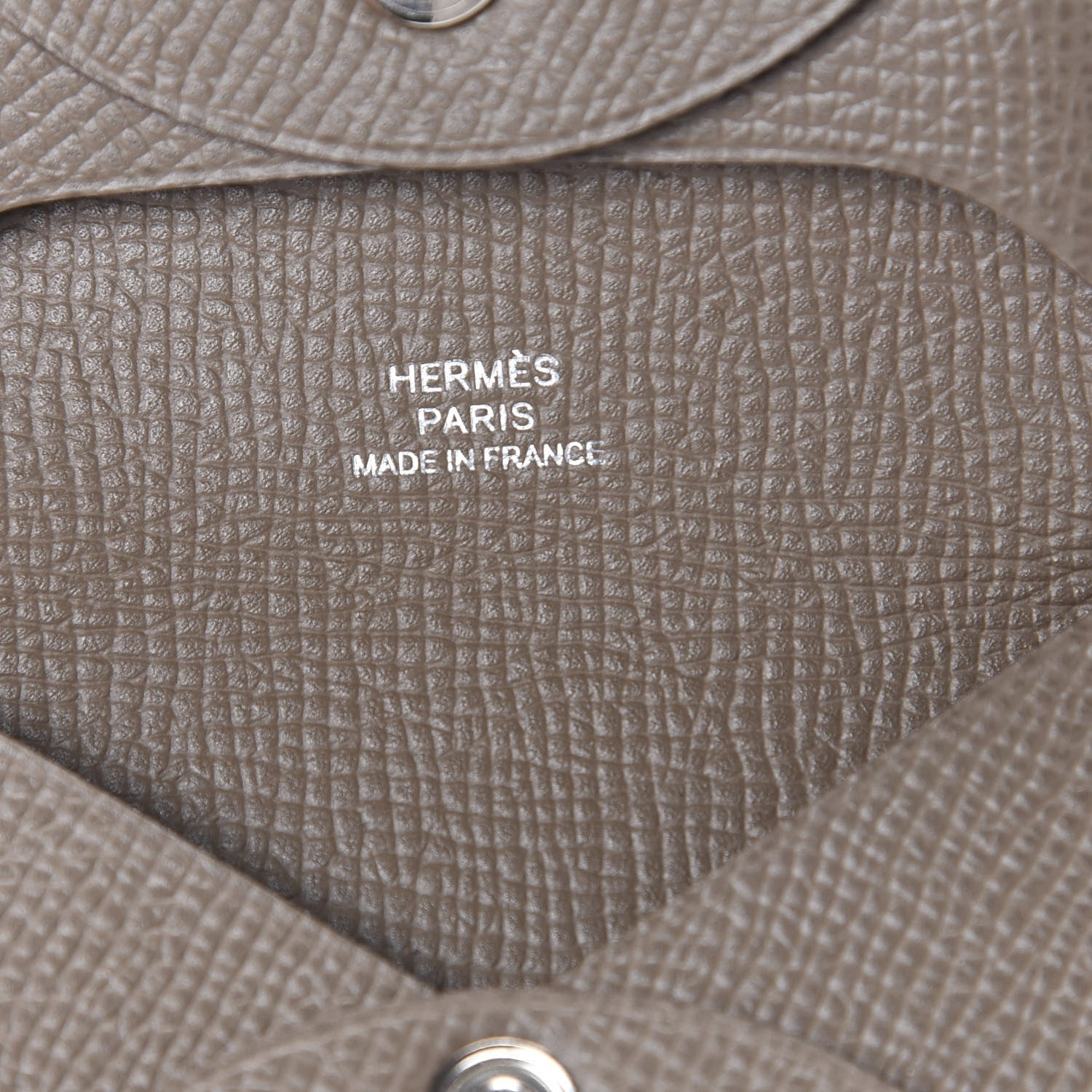 Hermes Epsom Bastia Coin Purse Etoupe 5 of 7