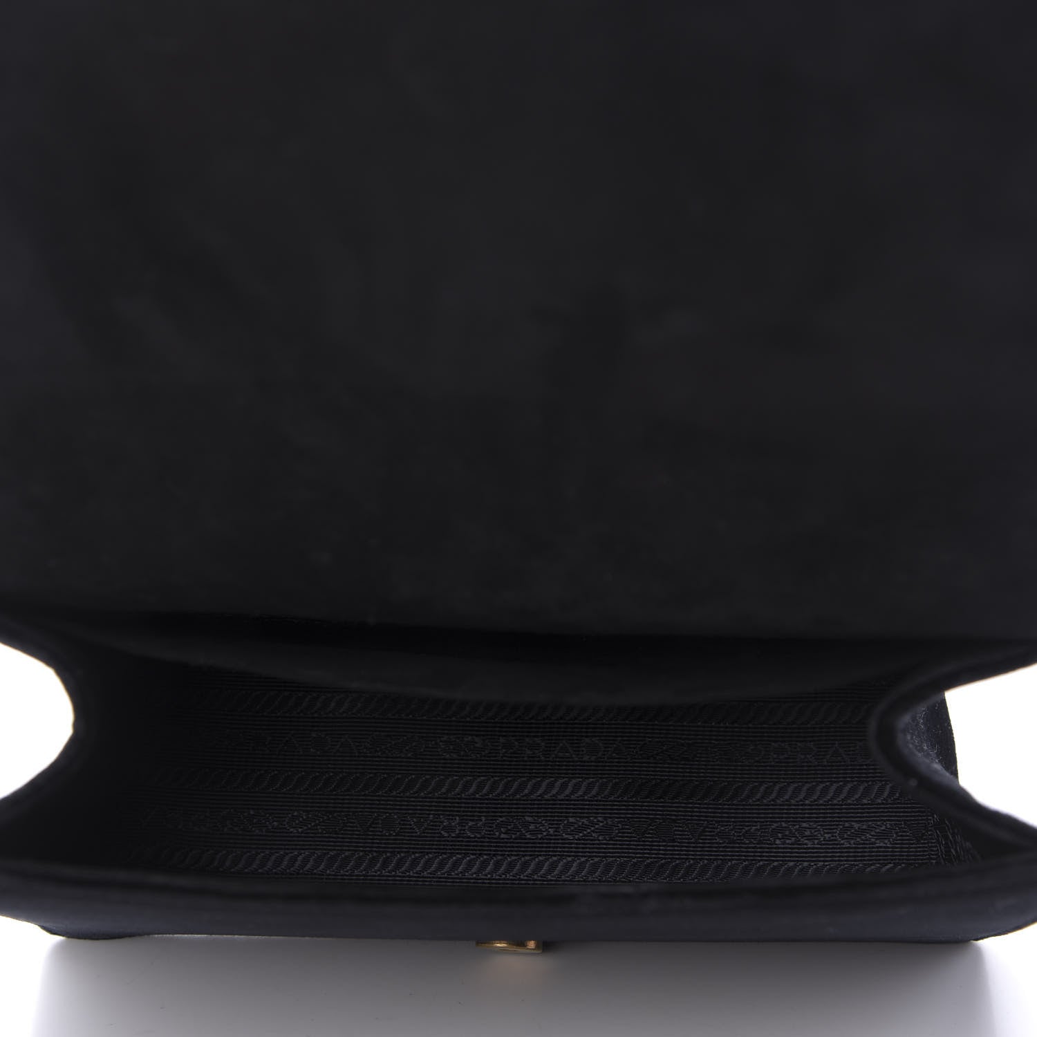 Prada Velluto Ricamo Cahier Shoulder Bag Black 5 of 8
