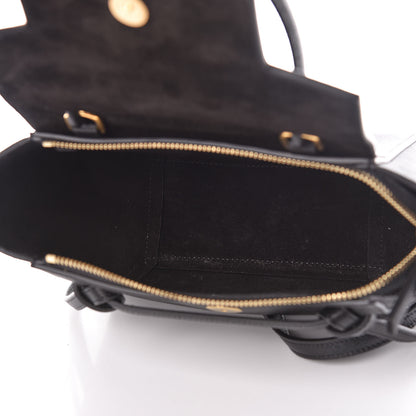 Celine Grained Calfskin Nano Belt Bag Black 5 of 11
