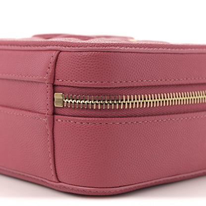 Chanel Caviar Quilted Small CC Filigree Vanity Case Rose 10 of 11