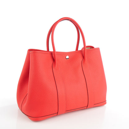 Hermes Vache Country Garden Party 36 MM Rouge Pivoine 4 of 10