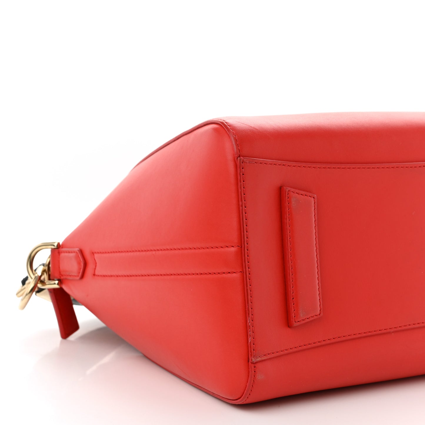 Smooth Calfskin Small Bi-Color Antigona Red Black