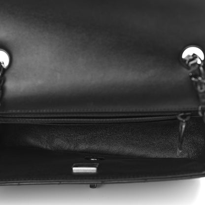 Chanel Lambskin Quilted Mini Rectangular Flap So Black 5 of 11
