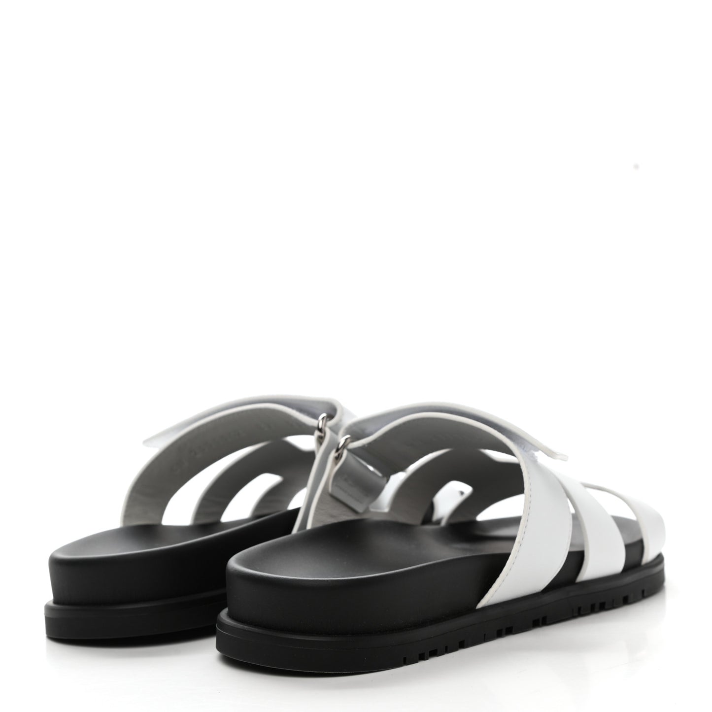 Calfskin Womens Chypre Sandals 37 White